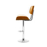 Artiss 2x Bar Stools Gas Lift Leather White