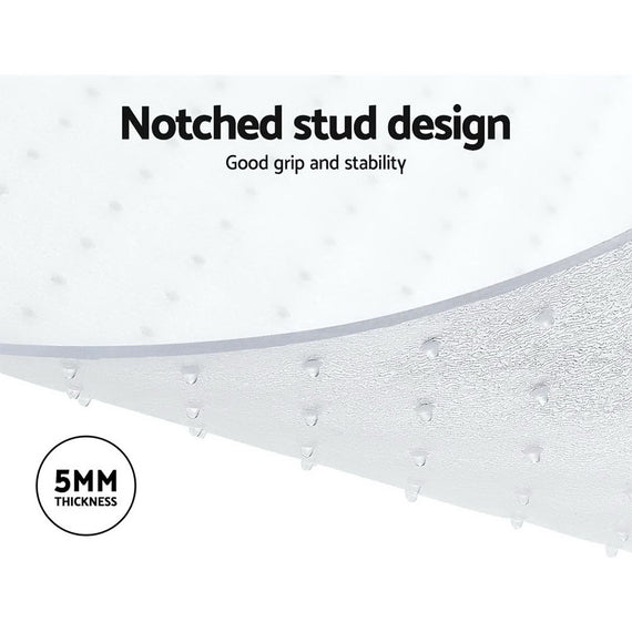 Artiss Chair Mat Carpet PVC Floor Protectors Home Office Room Mats PVC 120x90 cm