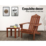 Gardeon Outdoor Sun Lounge Beach Chairs Table Setting Wooden Adirondack Patio Lounges Chair