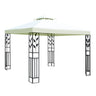 Instahut Gazebo 3x3m Party Marquee Outdoor Wedding Event Tent Iron Art Canopy White