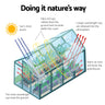 Greenfingers Greenhouse 4.43x2.44x2.15M Aluminium Polycarbonate Green House Garden Shed