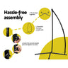 Gardeon Hammock Chair Nest Web Outdoor Swing with Steel Stand 100cm