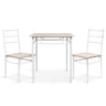 Artiss Dining Table And Chairs Set fo 3 Oak