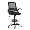 Artiss Office Chair Drafting Stool Mesh Chairs Black