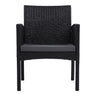 Gardeon 2PC Outdoor Dining Chairs Patio Furniture Rattan Lounge Chair XL Ezra