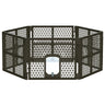 i.Pet Dog Playpen Enclosure 6 Panel Pet Fence Plastic Play Pen