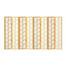 Artiss Room Divider Screen Privacy Wood Dividers Stand 8 Panel Archer Natural