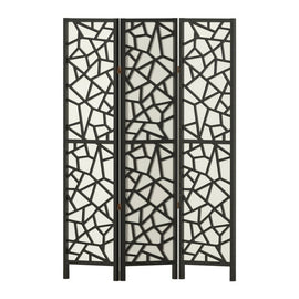Artiss 3 Panel Room Divider Screen 122x170cm Clover Black