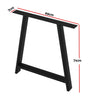 Artiss  Set of 2 Table Legs Coffee Dining Table Legs DIY Metal Leg 72X50cm