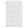 Instahut Tarp Tarpaulin 4x7m Canvas Heavy Duty Camping Cover Clear