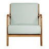 Artiss Armchair Fabric Grey Olive