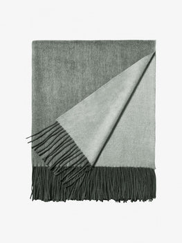 LM Home Cashmere Mix Throw - Eucalyptus/Gum