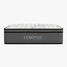 Luxopedic Pocket Spring Mattress 5 Zone 32CM Euro Top Memory Foam Medium Firm - King Single - White  Grey