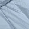 Kensington 1200 Thread Count 100% Cotton Sheet Set Stripe Hotel Grade - Super King - Chambray