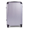 Milano Premium 3pc ABS Luggage Suitcase Luxury Hard Case Shockproof Travel Set - Silver