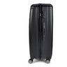 Milano Premium 3pc ABS Luggage Suitcase Luxury Hard Case Shockproof Travel Set - Black