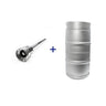 Keg King 30L Threaded Stainless Keg + D-type Spear