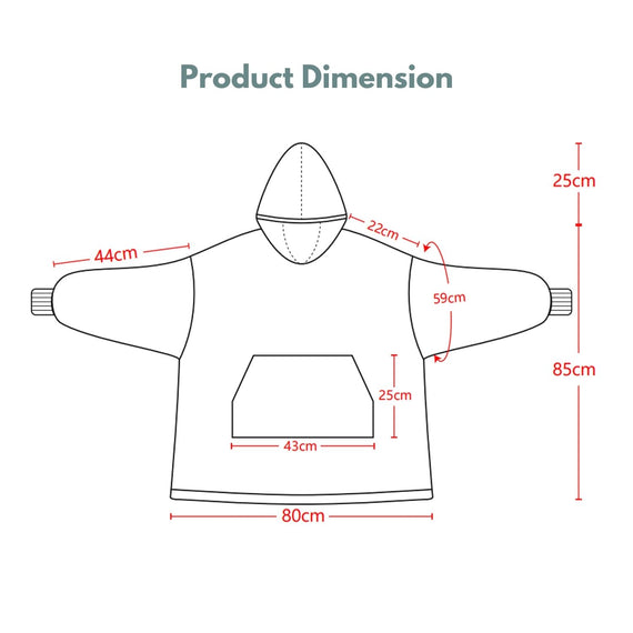 GOMINIMO Hoodie Blanket Kids Ice Cream GO-HB-120-AYS
