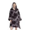 GOMINIMO Hoodie Blanket Adult Tie-Dyed Grey GO-HB-128-AYS