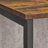 VASAGLE TV Cabinet Shelf with Open Compartments Brown and Black LTV060B01