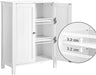 VASAGLE Floor Cabinet with 2 Doors White BCB60W