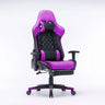 Gaming Chair Ergonomic Racing chair 165° Reclining Gaming Seat 3D Armrest Footrest Black White