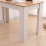 Dining Table Rectangular Wooden 120M-Wood&White