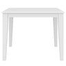 Daisy Dining Table 100cm Solid Acacia Timber Wood Hampton Furniture - White