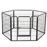 6 Panel Pet Dog Cat Bunny Puppy Play pen Playpen 80x80cm Exercise Cage Dog Panel Fence