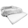 Dog Pet Warm Soft Plush Nest Comfy Kennel Sleeping Calming Bed Memory Foam XXL