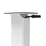 Kanto SX26W 26" Tall Fillable Speaker Stands with Isolation Feet - Pair, White
