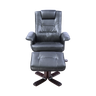 PU Leather Massage Chair Recliner Ottoman Lounge Remote