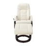 PU Leather Deluxe Massage Chair Recliner Ottoman Lounge Remote