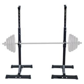 Pair of Adjustable Squat Rack Sturdy Steel Barbell Bench Press Stands GYM/HOME