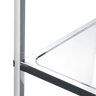 3 Tiers Food Trolley Cart Stainless Steel Utility Kitchen Dining Service