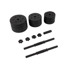 20kg Dumbbell Set Home Gym Fitness Exercise Weights Bar Plate