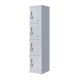 4-Door Vertical Locker for Office Gym Shed School Home Storage