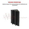 20pcs Studio Acoustic Foam Corner Bass Trap Sound Absorption Treatment Proofing