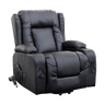 Recliner Chair Electric Massage Chair Lift Heated Leather Lounge Sofa Black