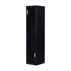 Black Two-Door L-shaped Office Gym Shed Storage Lockers