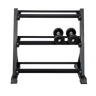 Dumbbell Rack Storage Stand Hex Weight Heavy Duty 3 Tier Wide Home Gym Fitness