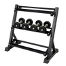 Dumbbell Rack Storage Stand Hex Weight Heavy Duty 3 Tier Wide Home Gym Fitness