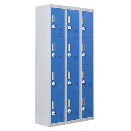 12-Door Locker for Office Gym Shed School Home Storage - 3-Digit Combination Lock