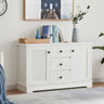 Margaux White Coastal Style Sideboard Buffet Unit