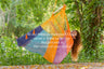 Mayan Legacy Extra Large Outdoor Cotton Mexican Hammock Chair in Oceanica Colour