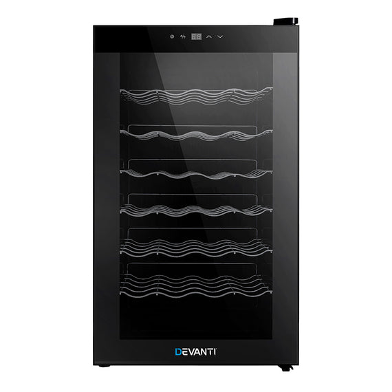 Devanti Wine Cooler Fridge 28 Bottles