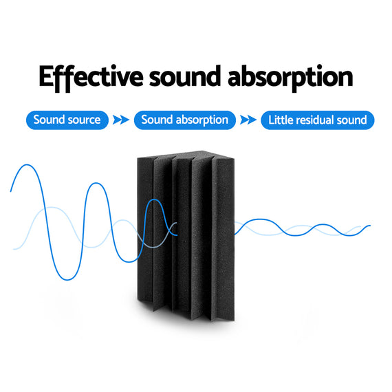 Alpha 20pcs Studio Acoustic Foam Corner Bass Trap Sound Absorption Treatment