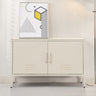 ArtissIn Buffet Sideboard Metal Cabinet - BASE White