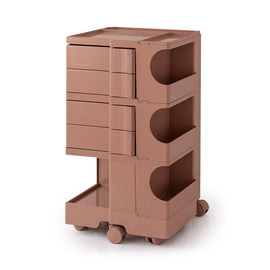 ArtissIn Storage Trolley Bedide Table 5 Tier Cart Boby Replica Pink