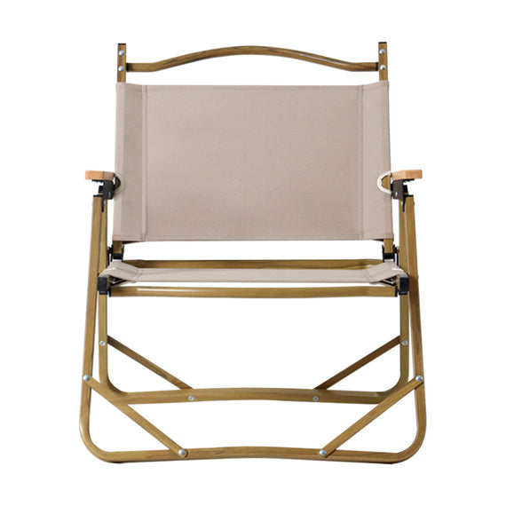 Gardeon 2PC Outdoor Camping Chairs Portable Folding Beach Chair Aluminium Furniture